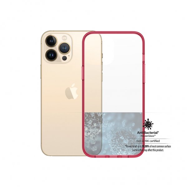 PanzerGlass iPhone 13 Pro Max Deksel ClearCase Color Strawberry