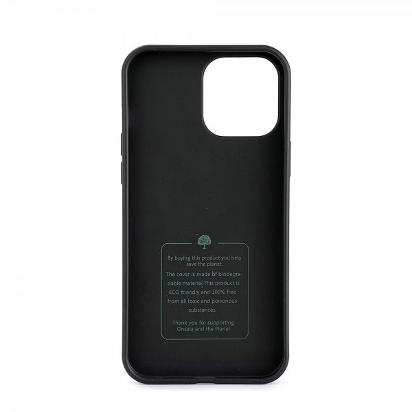 Onsala iPhone 13 Pro Max Deksel Eco Case Svart