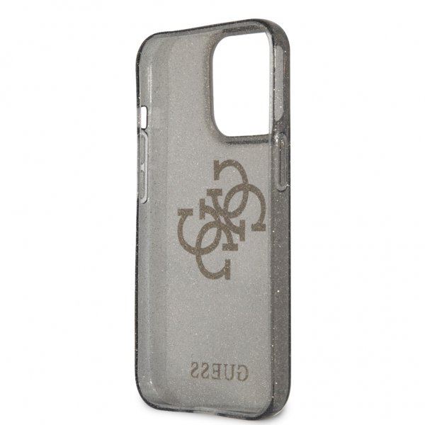 Guess iPhone 13 Pro Max Deksel Full Glitter Svart