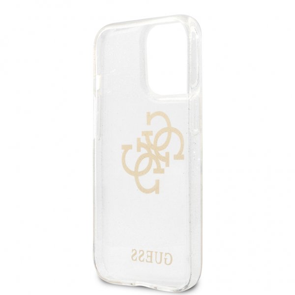 Guess iPhone 13 Pro Max Deksel Full Glitter Transparent