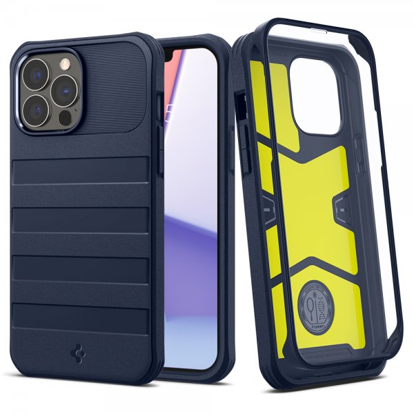 Spigen iPhone 13 Pro Max Deksel Geo Armor 360 Navy Blue