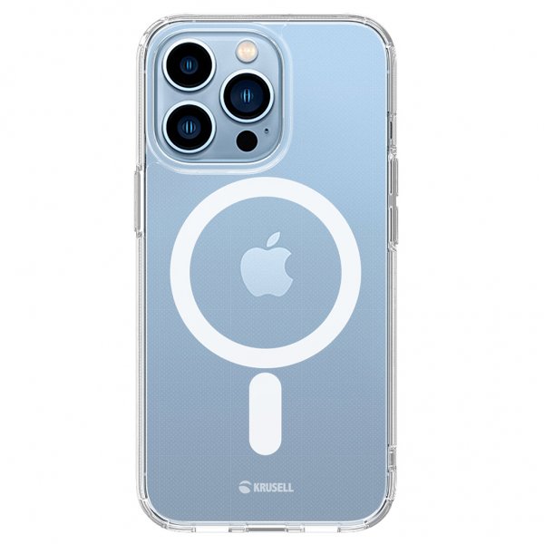 Krusell iPhone 13 Pro Max Deksel MagSafe Clear Cover Transparent