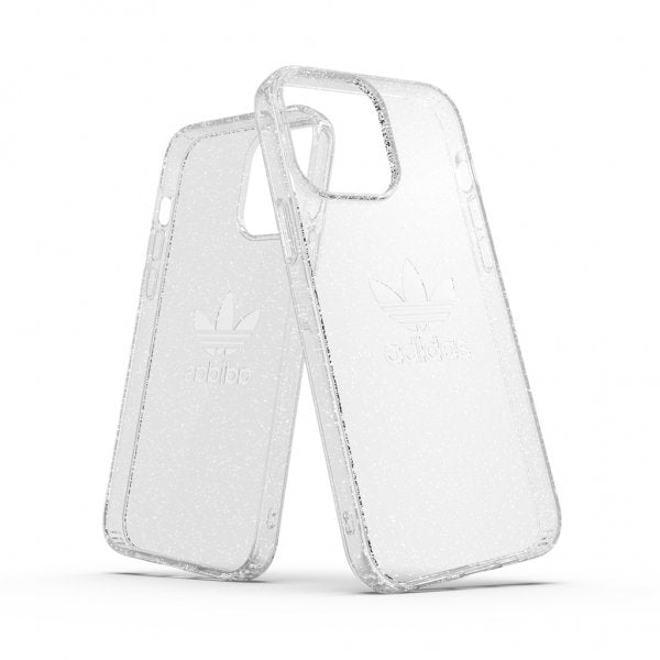 Adidas iPhone 13 Pro Max Deksel Beskyttende Klar Etui Glitter Klar