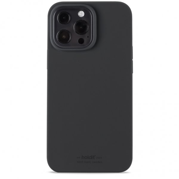 holdit iPhone 13 Pro Max Deksel Silikon Svart