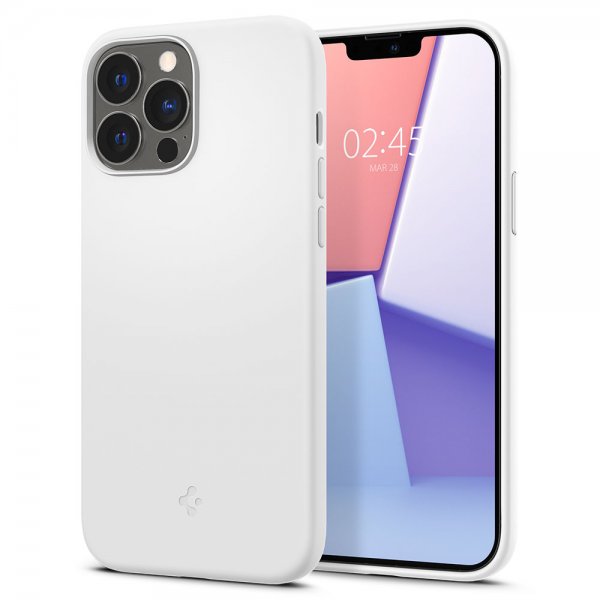 Spigen iPhone 13 Pro Max Deksel Silicone Fit Hvit