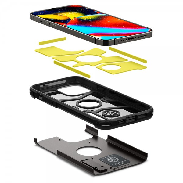 Spigen iPhone 13 Pro Max Deksel Tough Armor Svart