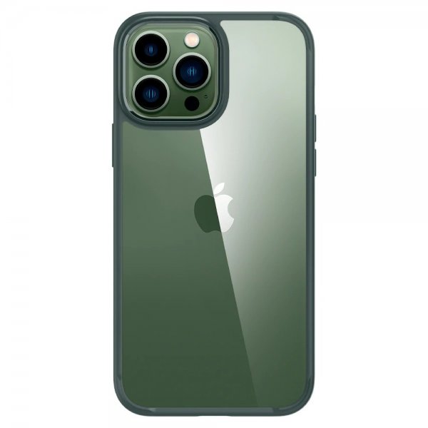 Spigen iPhone 13 Pro Max Deksel Ultra Hybrid Midnight Green