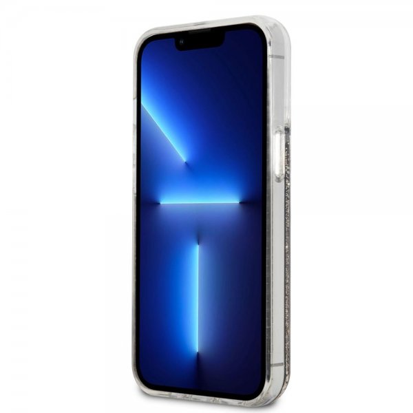 Karl Lagerfeld iPhone 13 Pro Deksel Liquid Glitter Gatsby Svart