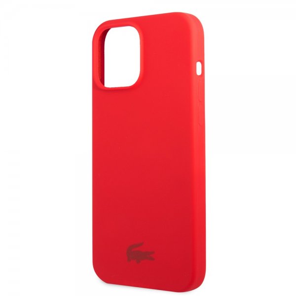 Lacoste iPhone 13 Pro Deksel Liquid Silicone Glossy Logo Rød