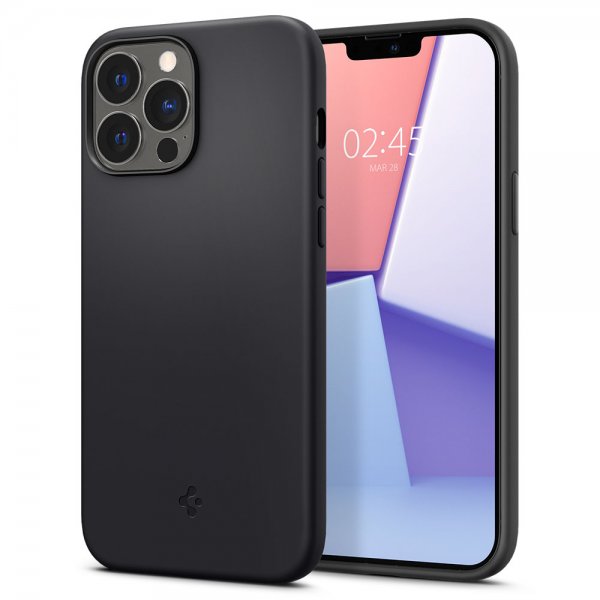 Spigen iPhone 13 Pro Deksel Silicone Fit Svart