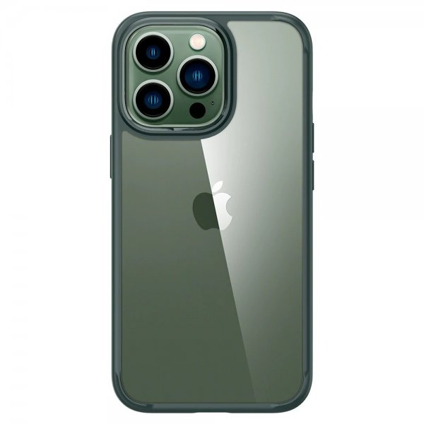Spigen iPhone 13 Pro Deksel Ultra Hybrid Midnight Green