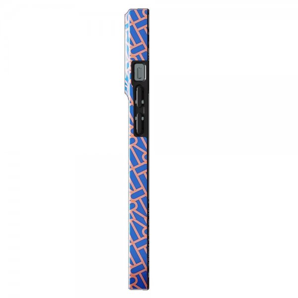 Richmond & Finch iPhone 13 Deksel Blue Apricot RF Logo