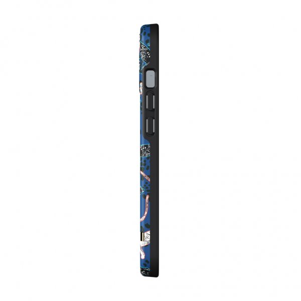 Richmond & Finch iPhone 13 Deksel Blue Leopard