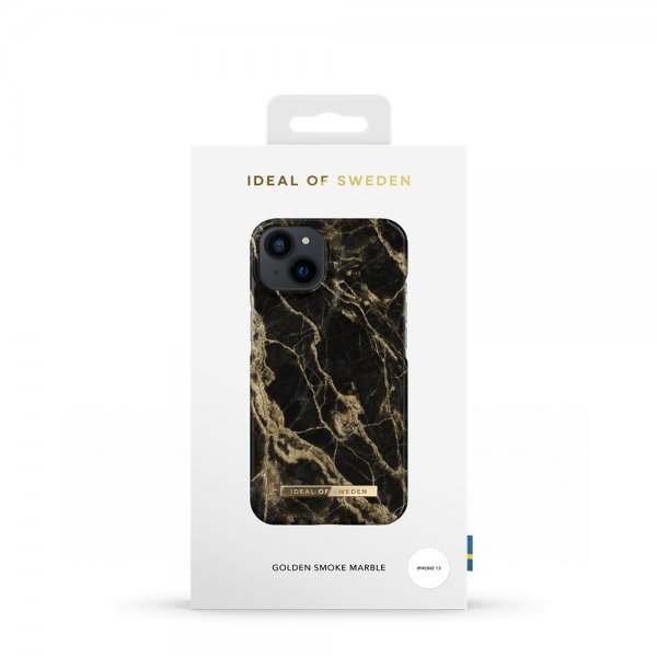 Ideal of Sweden iPhone 13 Deksel Fashion Case Golden Smoke Marble
