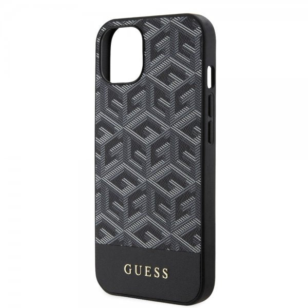 Guess iPhone 13 Deksel G Cube MagSafe Svart