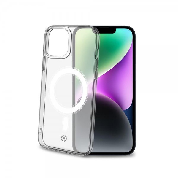 Celly iPhone 13 Deksel GELSKINMAG MagSafe Transparent