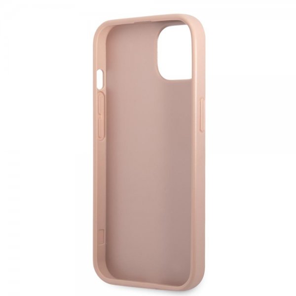 Guess iPhone 13 Deksel Saffiano Double Cardslot Rosa