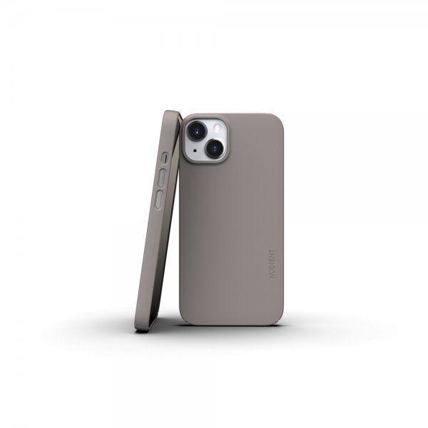 Nudient iPhone 13 Deksel Thin Case V3 MagSafe Clay Beige