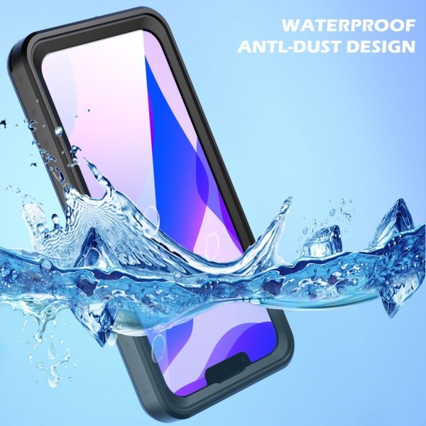 Redpepper iPhone 13 Deksel Vanntett IP68 Svart