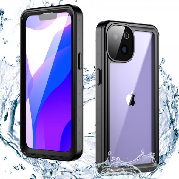 Redpepper iPhone 13 Deksel Vanntett IP68 Svart