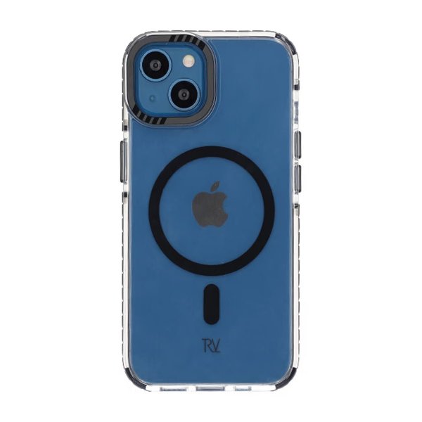 Rvelon iPhone 13/iPhone 14 Deksel TPU MagSafe Svart