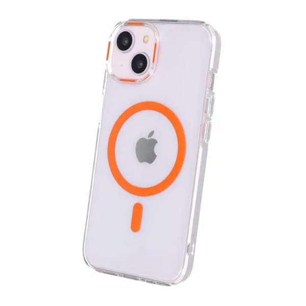 iPhone 13/iPhone 14 Deksel TPU MagSafe Oransje
