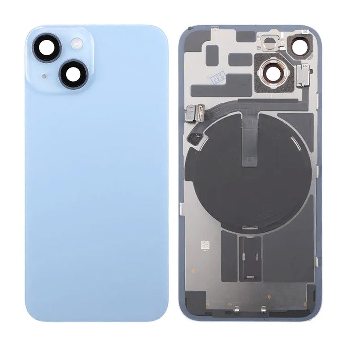 iPhone 14 komplett glassbakside - Blå