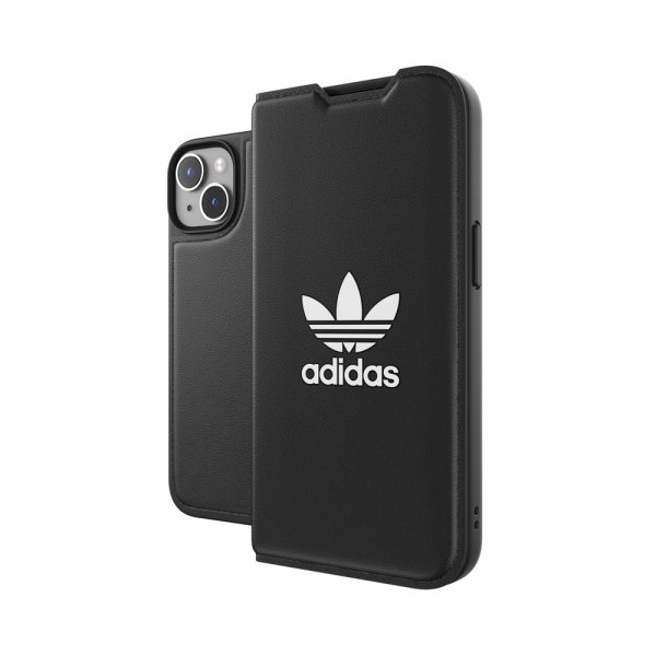 Adidas iPhone 14 Etui Bok Etui Basic Svart