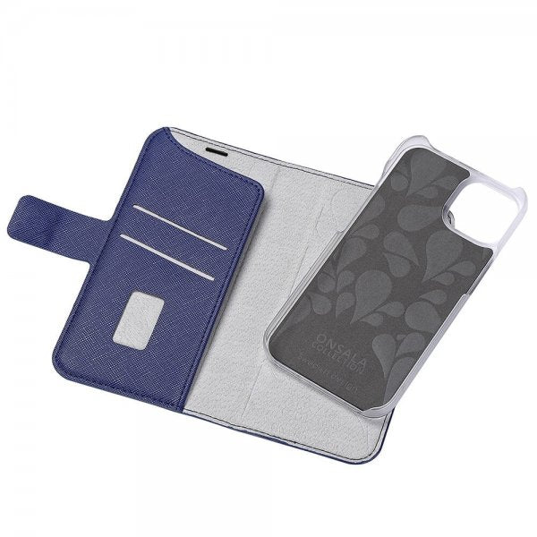 Onsala iPhone 13/iPhone 14 Etui Fashion Edition Avtakbart Deksel Navy Blue