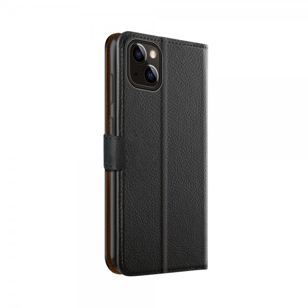 Xqisit iPhone 13/iPhone 14 Etui Slim Wallet Selection Svart