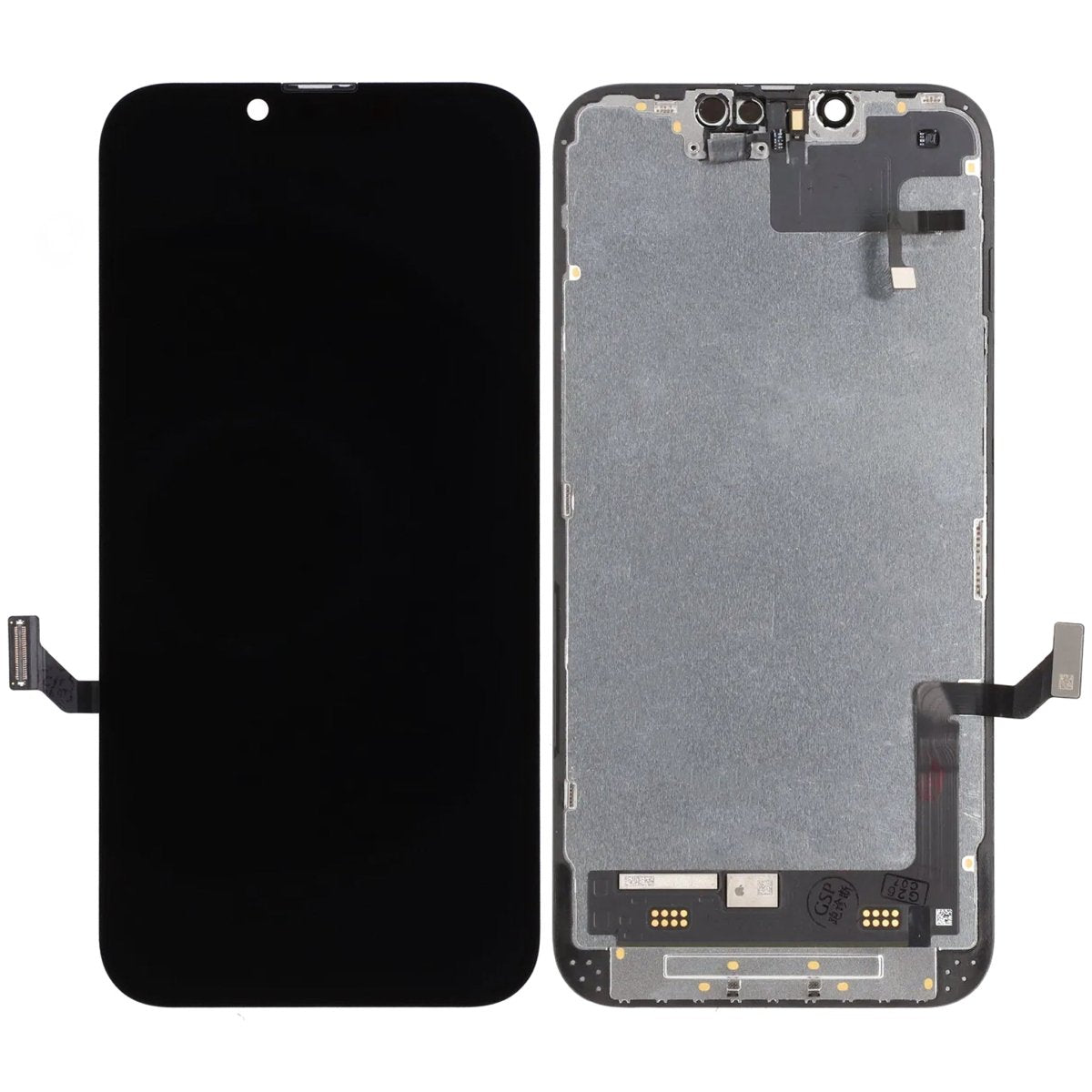 iPhone 14-skjerm, original LCD med nytt frontglass – diagnostikk bestått