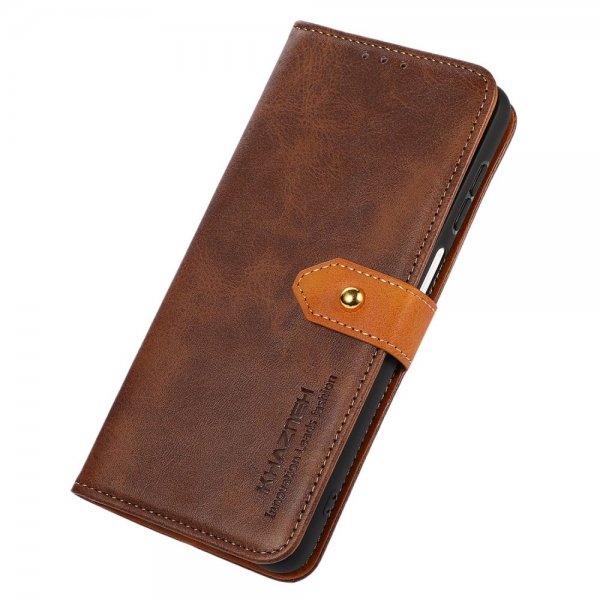 iPhone 14 Plus Etui med Flipp Rosegull