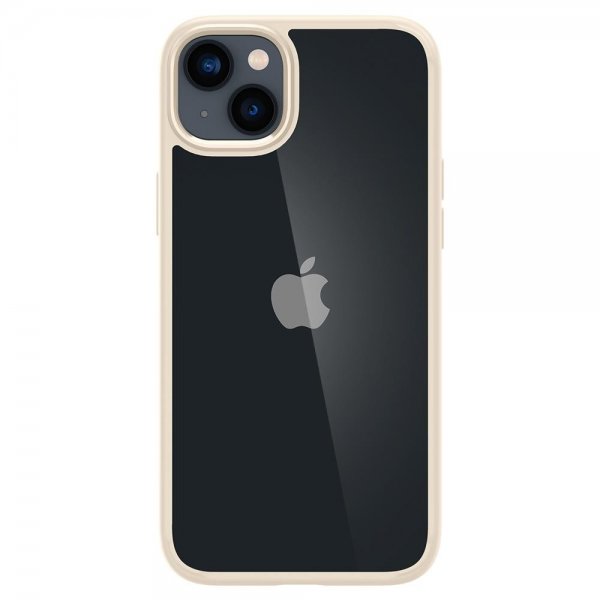 Spigen iPhone 14 Plus Deksel Crystal Hybrid Sand Beige