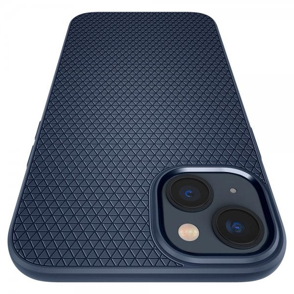 Spigen iPhone 14 Plus Deksel Liquid Air Navy Blue
