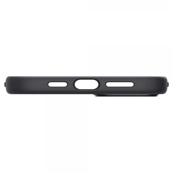 Spigen iPhone 14 Plus Deksel Silicone Fit MagFit Svart