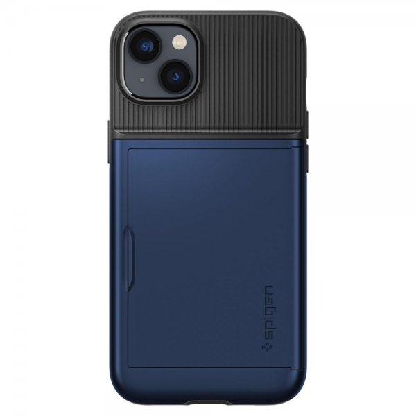 Spigen iPhone 14 Plus Deksel Slim Armor CS Navy Blue
