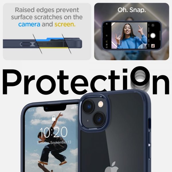 Spigen iPhone 14 Plus Deksel Ultra Hybrid Navy Blue