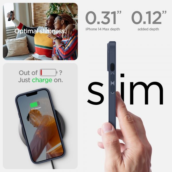 Spigen iPhone 14 Plus Deksel Ultra Hybrid Navy Blue