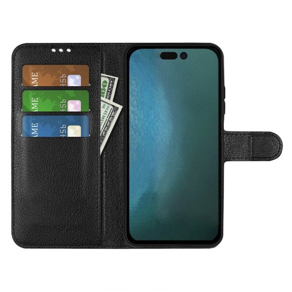 iPhone 14 Etui med Stativ Svart