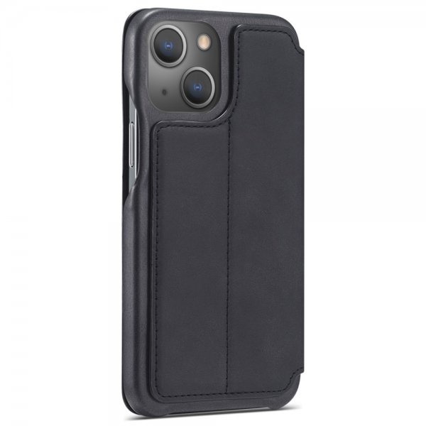Lc.Imeeke iPhone 14 Plus Etui Flip Svart