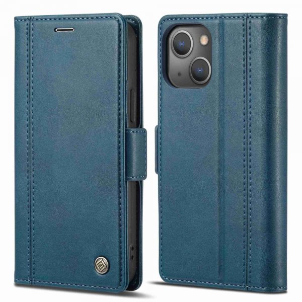 Lc.Imeeke iPhone 14 Plus Etui med Kortlomme Blå