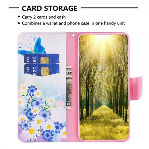 iPhone 14 Plus Etui Motiv Sommerfugler Og Blomster