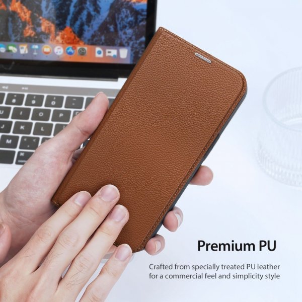 Dux Ducis iPhone 14 Plus Etui Skin X2 Series Brun