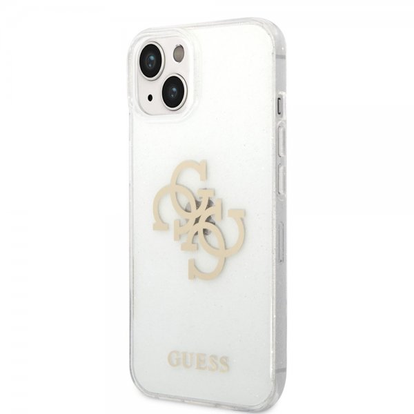 Guess iPhone 14 Plus Deksel Full Glitter Transparent
