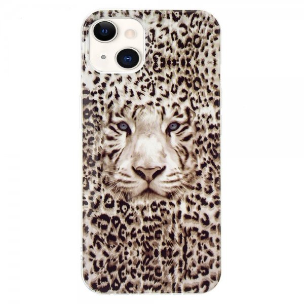 iPhone 14 Plus Deksel Motiv Hvit Tiger