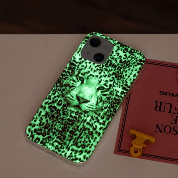 iPhone 14 Plus Deksel Motiv Hvit Tiger