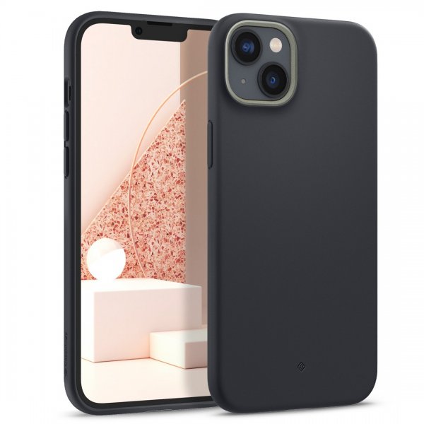 Caseology iPhone 14 Plus Deksel Skjermbeskytter Nano Pop 360 Black Sesame