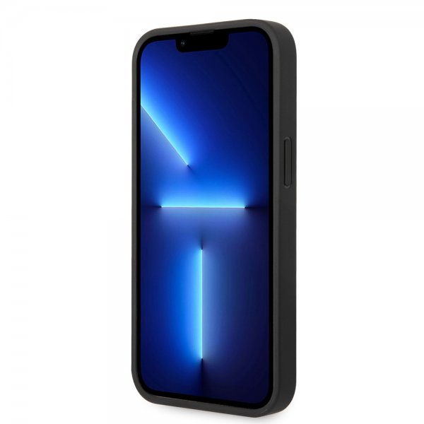 BMW iPhone 14 Plus Deksel Tikattu Svart