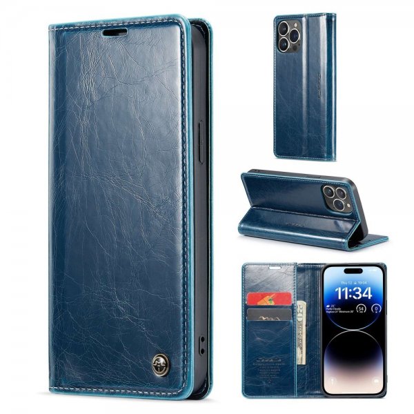 CaseMe iPhone 14 Pro Etui 003 Series Petrol