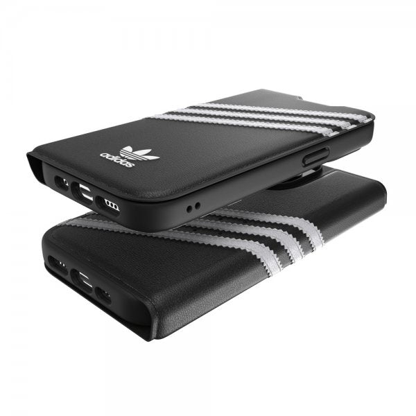 Adidas iPhone 14 Pro Etui 3 Stripes Bok Etui Svart Hvit